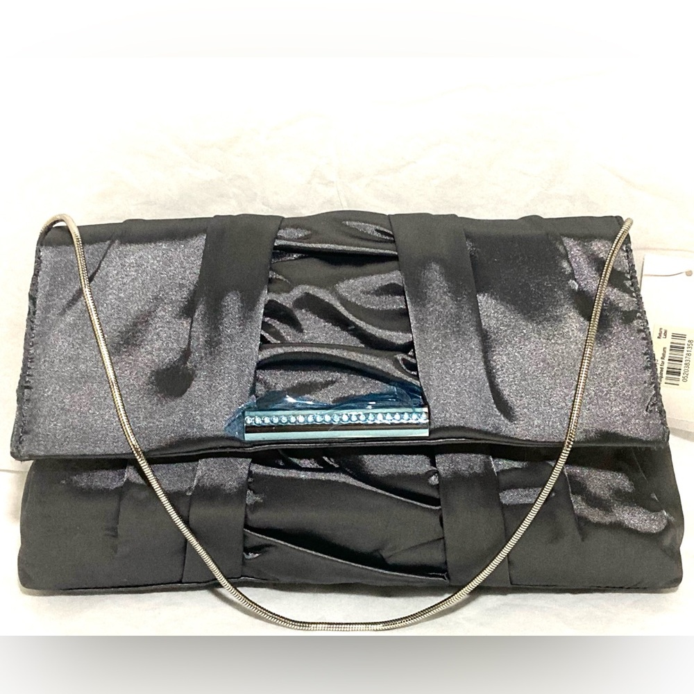 Steve Madden Noriko Gunmetal Clutch / Shoulder Bag